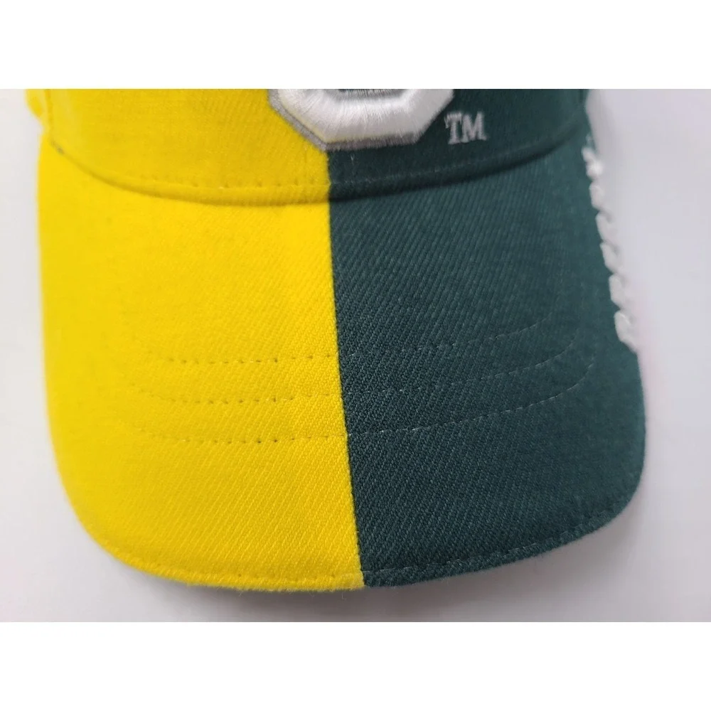Vintage Oregon Ducks Hat Cap Flex‎ Fitted OSFM NCAA Green Yellow University of
